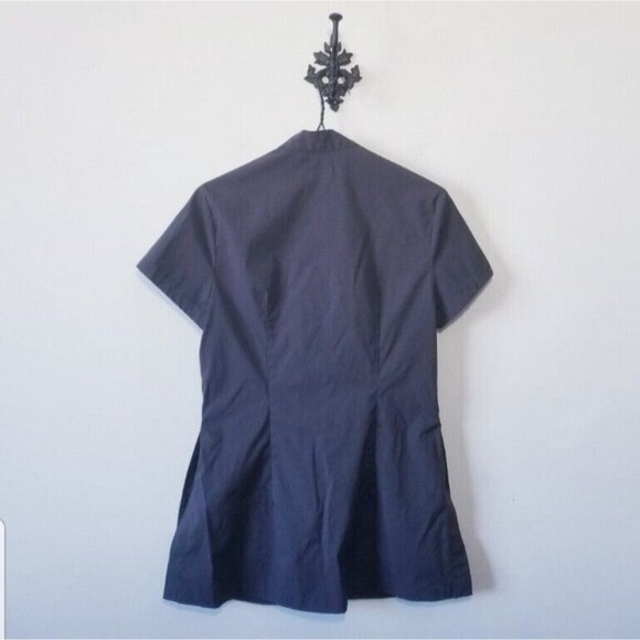 Noel Asmar Womens Grey Sienna Tunic Scrub Full Zip Top Size XS - Picture 3 of 4